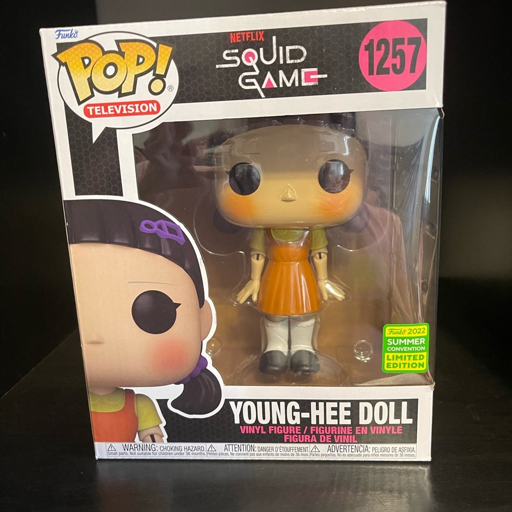 Funko Squid Game Young-Hee Doll with Orange Dress